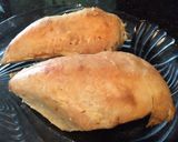 A picture of step 3 of Chicken with Rice Salad in a Bundt Pan.