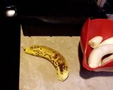 A picture of step 3 of Chocolate Peanut Butter Banana Nut Bread.