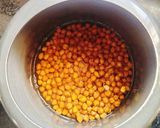 A picture of step 1 of Kala chana with vegetable fruit chaat (Black chickpeas for protein packed Breakfast).