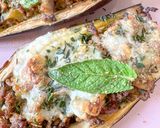 Une image de l'étape 5 de Aubergines farcies.