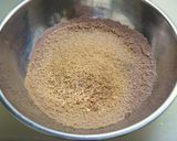 A picture of step 1 of Made with Bread Flour Baked Chocolate Doughnuts.