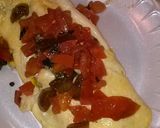 A picture of step 7 of Spinach Tomato Omelet.