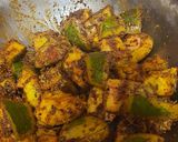 A picture of step 7 of Raw Mango Pickle.