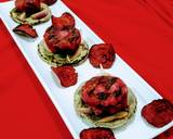Beetroot canapés on bajra roti recipe step 5 photo