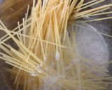 A picture of step 1 of My Spaghetti and Cheese Bake 😄.