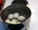 A picture of step 1 of Rick's Crabby Shrimp Macaroni Salad.