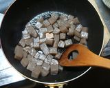 A picture of step 3 of Garlic Konnyaku.