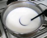 A picture of step 3 of Milk Agar Jello with Tangerines.