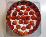 A picture of step 14 of Le Fraisier Style White Chocolate Cake.