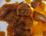Foto del paso 7 de la receta: Nido de vermicelli (fideos de arroz) con salchichas