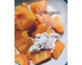 Foto langkah ke 2 dari resep MPASI Bubur labu kuning.