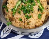 A picture of step 7 of Golden pulao.