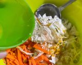 Gambar langkah 2 resipi Bakwan Sayur Crispy.