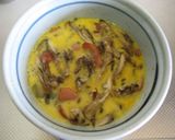 A picture of step 4 of Maitake Mushroom and Sausage Cheese Omelette.