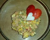 A picture of step 5 of Granny´s salad.