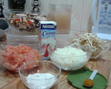 Foto del paso 2 de la receta: Mariscos con dientes de dragòn en salsa de cùrcuma