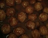 A picture of step 4 of Sweet and Sour Meatballs (only 3 Ingredients!!).