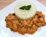 Zöldborsós sertésragu recept fázis 6 fotója