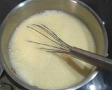 Une image de l'étape 3 de Flan chocolat blanc mure.