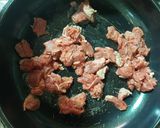 A picture of step 2 of Beef Goulash.