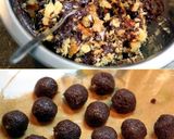 A picture of step 2 of Baked or Frozen Chocolate Balls.