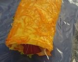 Foto del passaggio 4 della ricetta Rotolo di carote julienne con provola e insalata