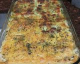 A picture of step 17 of Lasagna parisiense.