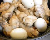 A picture of step 3 of Chicken Wings & Eggs Simmered in Sweet and Sour Sauce.