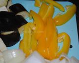 A picture of step 1 of Eggplant Dish (Bademjan Dish).