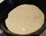 A picture of step 4 of Oatmeal Skillet Cakes with Peanut Butter and Jelly.