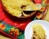 A picture of step 12 of Shepherd's Pie for Christmas or a Party.