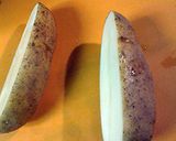 A picture of step 3 of Oso's deviled potatoes.