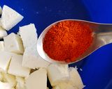 A picture of step 1 of Paneer Tikka Masala.