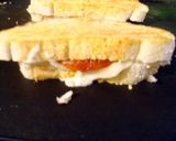 A picture of step 8 of taisen's cheesy tomato grilled cheese.