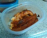 A picture of step 5 of BBQ flavored chicken tenders.