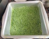 A picture of step 3 of Sandwich dhokla.