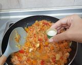 Foto del paso 6 de la receta: Calabacín relleno con pollo