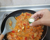 Foto del paso 6 de la receta: Calabacín relleno con pollo