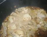 A picture of step 6 of Murgh Chaney.
