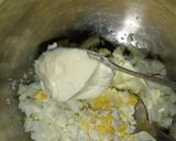 A picture of step 2 of Pinwheel cheese sandwich.