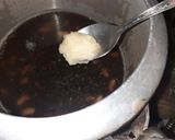 A picture of step 1 of Dal makhani.