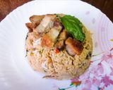 รูปขั้นตอนการทำที่ 4 ของ 🍚ข้าวผัดกระเพรา​