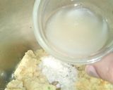 A picture of step 5 of Mint hummus.