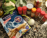 Foto del paso 1 de la receta: Langostinos al curry con coliarroz