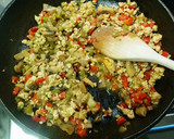 Foto del paso 6 de la receta: Berenjena rellena de pollo