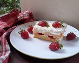 Foto langkah ke 7 dari resep Strawberry Shortcake with Basecake Ogura Cake 🍰🍓🍰🍓.