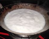 A picture of step 1 of Mawa Burfi.