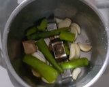 A picture of step 1 of Meethi ka dhebra.