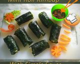 Foto langkah ke 10 dari resep Mini Roll Kimbap with Simple Sauce.