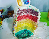 Foto del paso 11 de la receta: Tarta cumpleaños unicornio